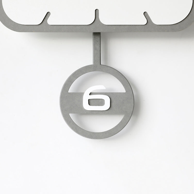 EMITDOOG 12 Petal Wall Clock