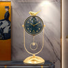 Tannis Armens Leather Pendulum Bird Paradise Clock