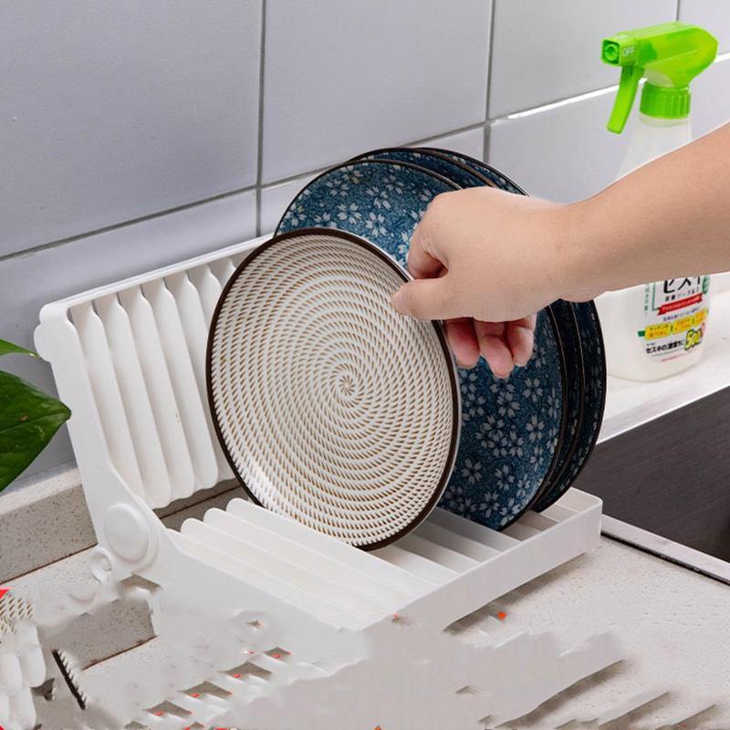 2in1 Japanese Folding Dish Rack - TOV Collection