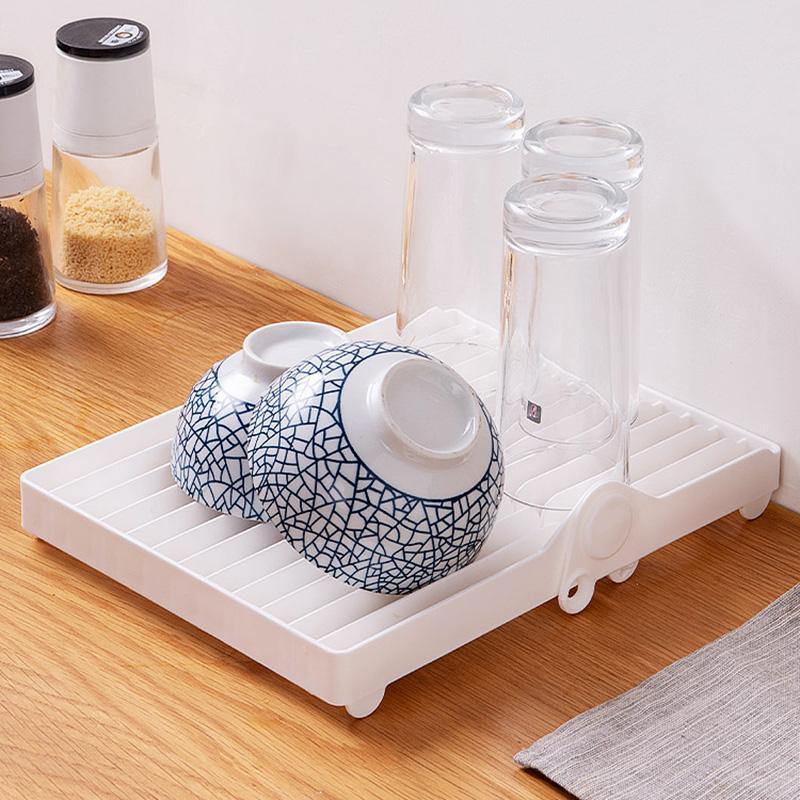 2in1 Japanese Folding Dish Rack - TOV Collection