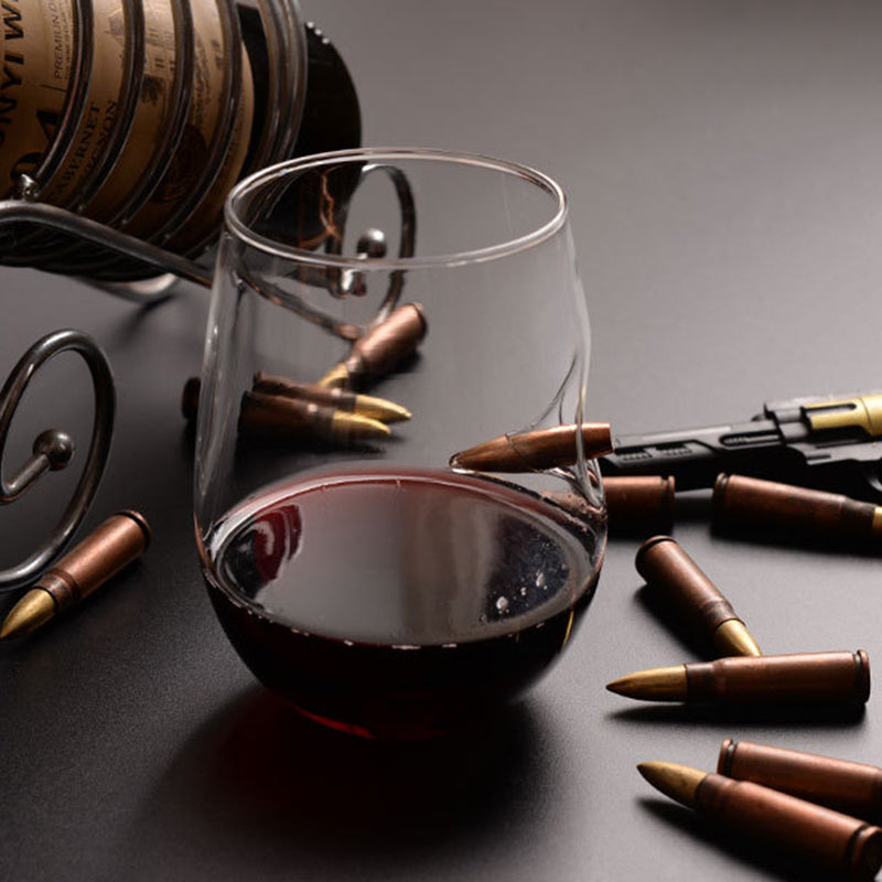 .308 Caliber Bullet Whiskey Glass