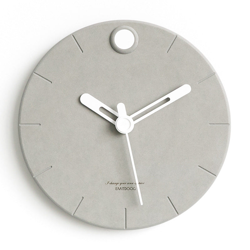 EMITDOOG Point Gray Wall Clock