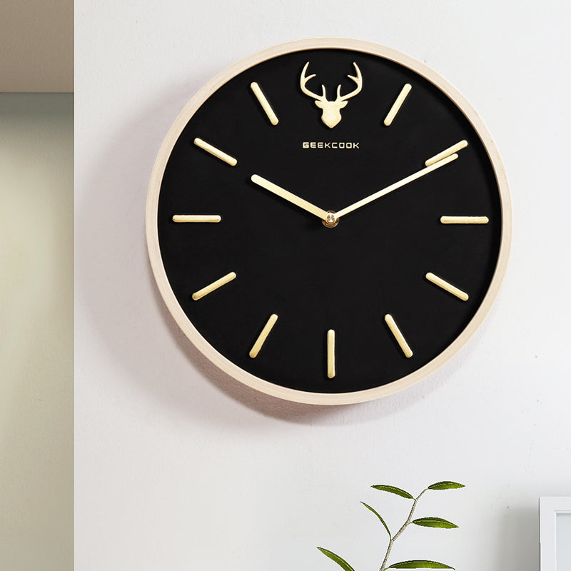 Geekcook Nordic Tolf 12 Inch Wall Clock