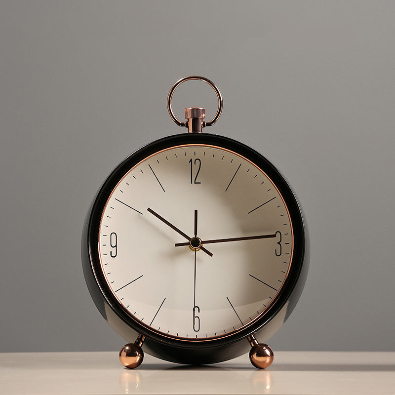 Home Surface Black Clock