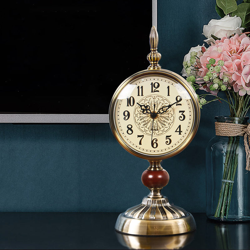 Runa Armen Fimm Copper Red bead Metalic Clock