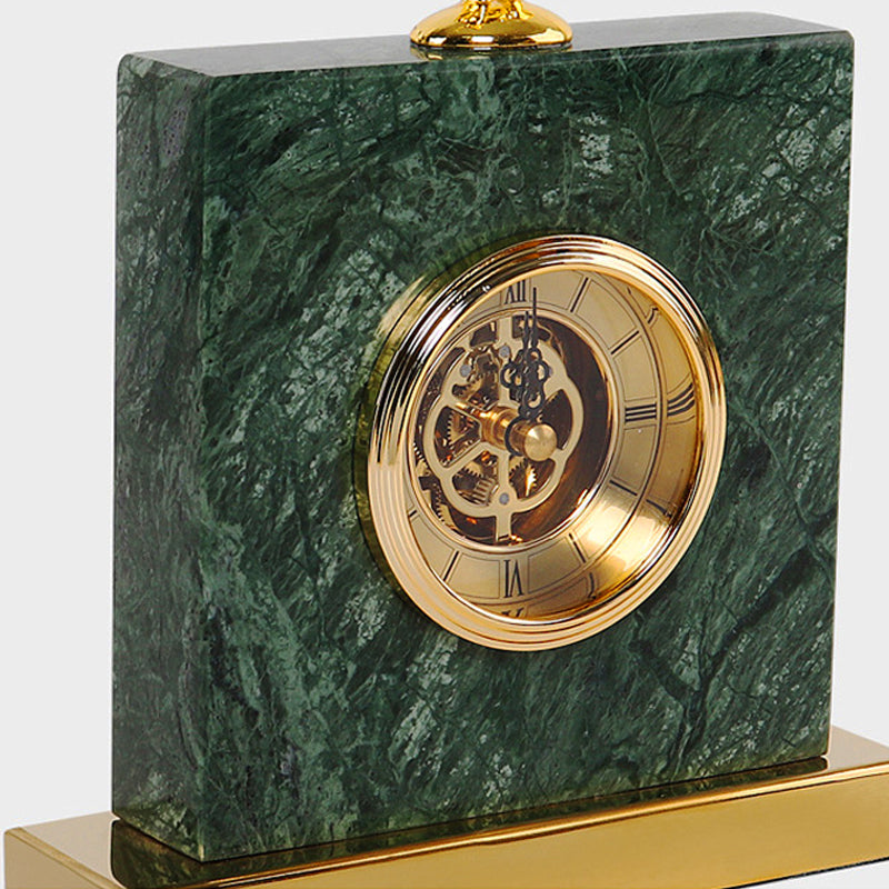 Frida Thyra Marble Elk Clock