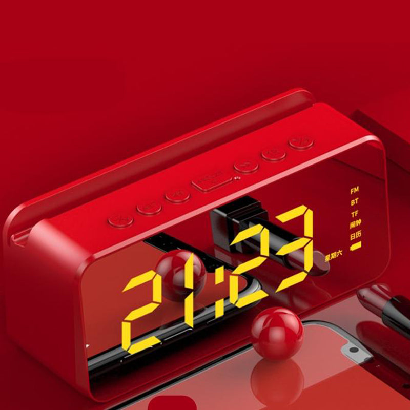 Mirror Smart Clock with Phone Attachment