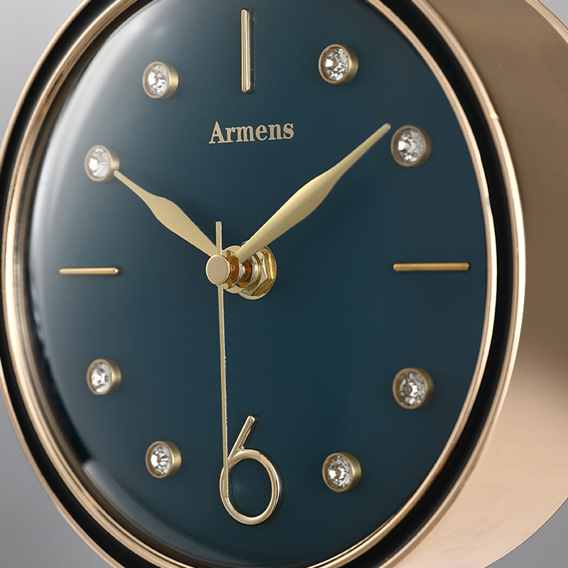 Tannis Armens Leather Marble Bird Paradise Clock