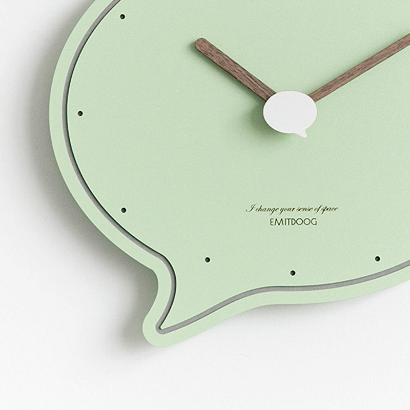 EMITDOOG Speech Bubble Wall Clock