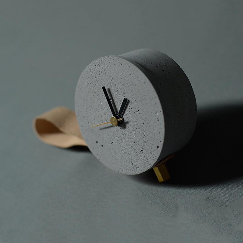 Kiso Moon Cement Clock