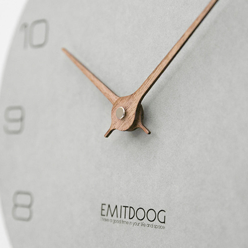 EMITDOOG Gray 12&quot; Wall Clock