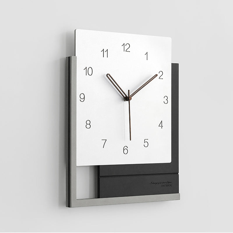 EMITDOOG Minimalist Square Simple Wall Clock