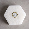 Camry Luxury Spar Crystal Clock Hexagon