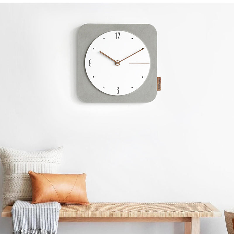 EMITDOOG Minimalist Square Wall Clock