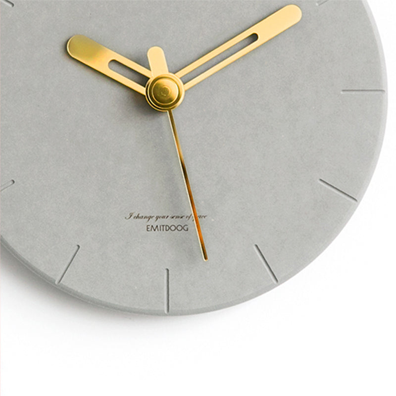 EMITDOOG Point Gray Wall Clock