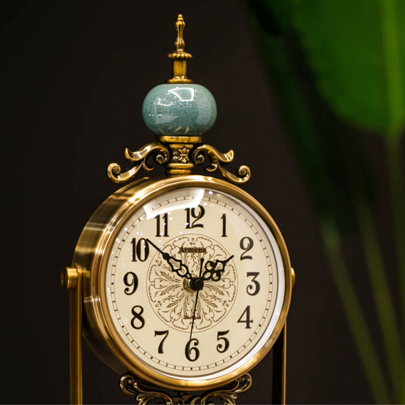 Runa Armen Prír Copper Ceramic Pendulum Clock