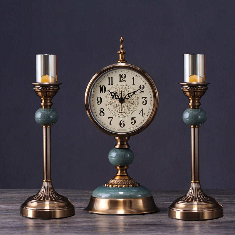 Runa Armen Fjórir Copper Ceramic Metalic Clock