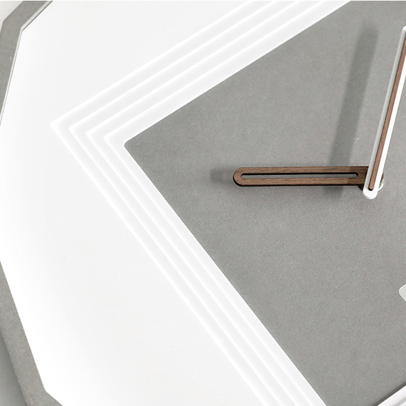 EMITDOOG Minimlist Polygonal Wall Clock