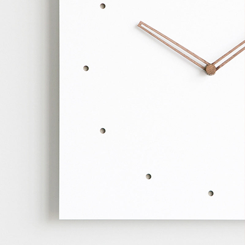EMITDOOG White Quadrangle 12 Inch Wall Clock