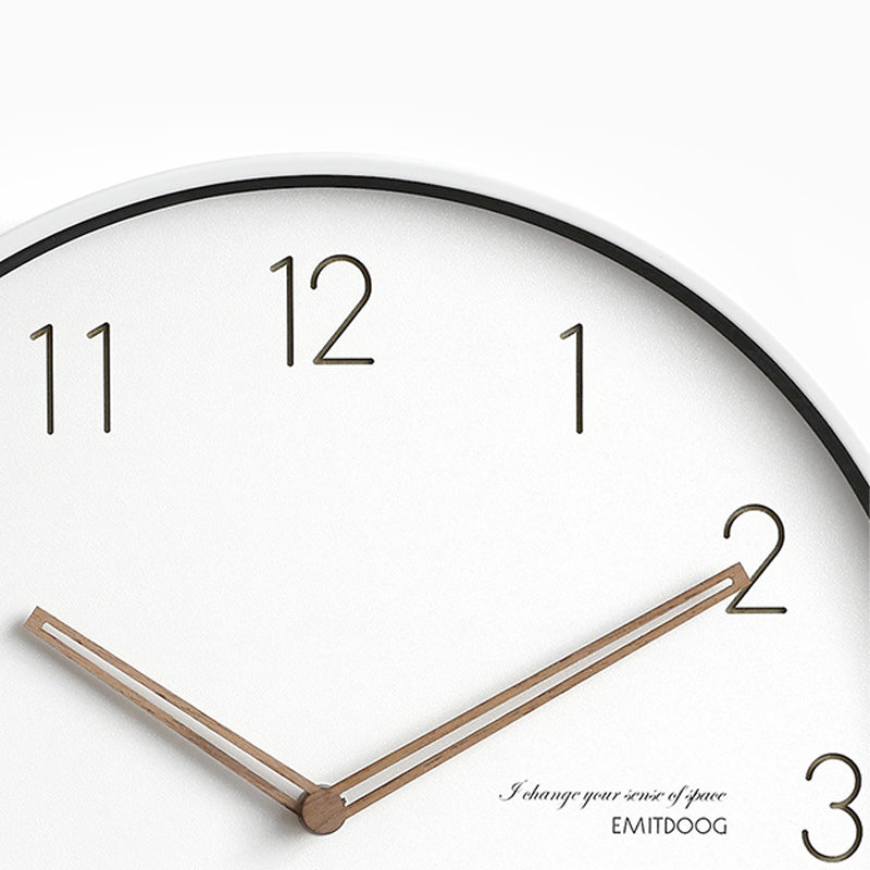 EMITDOOG Classic Glass 14&quot; Wall Clock