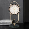 Tannis Armens Leather Pendulum Marble Clock
