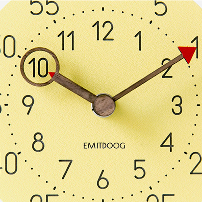 EMITDOOG Schedule Minimalist Desk Clock