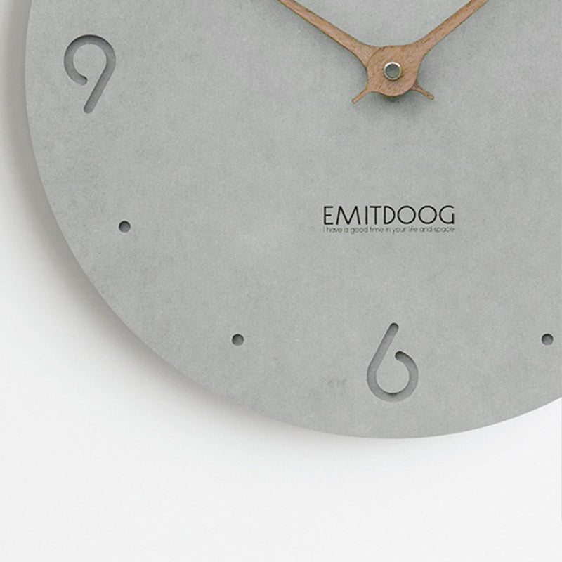 EMITDOOG Gray 12&quot; Wall Clock