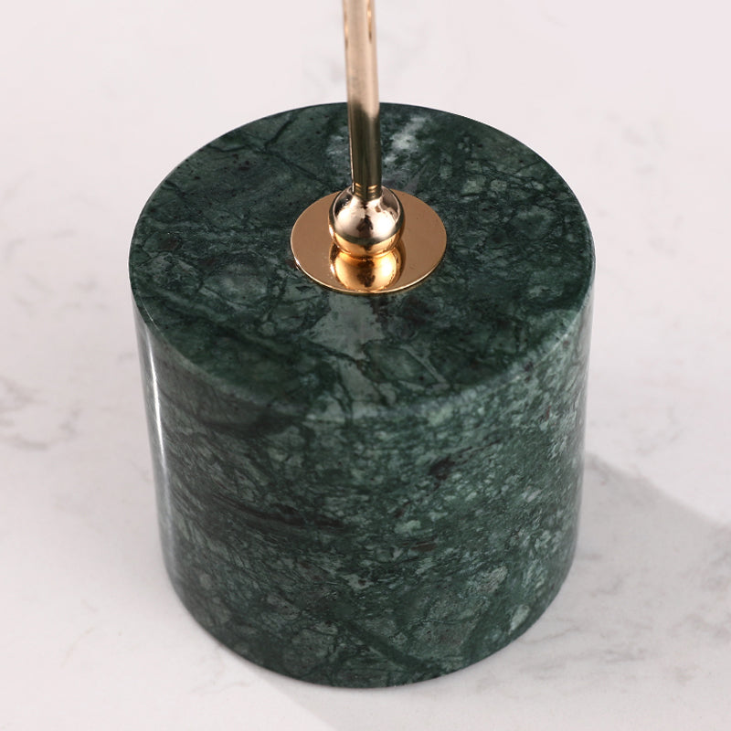 Tannis Armens Leather Marble Bird Paradise Clock