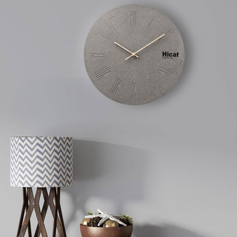 Hicat Decorative Life Gray Cement Wall Clock