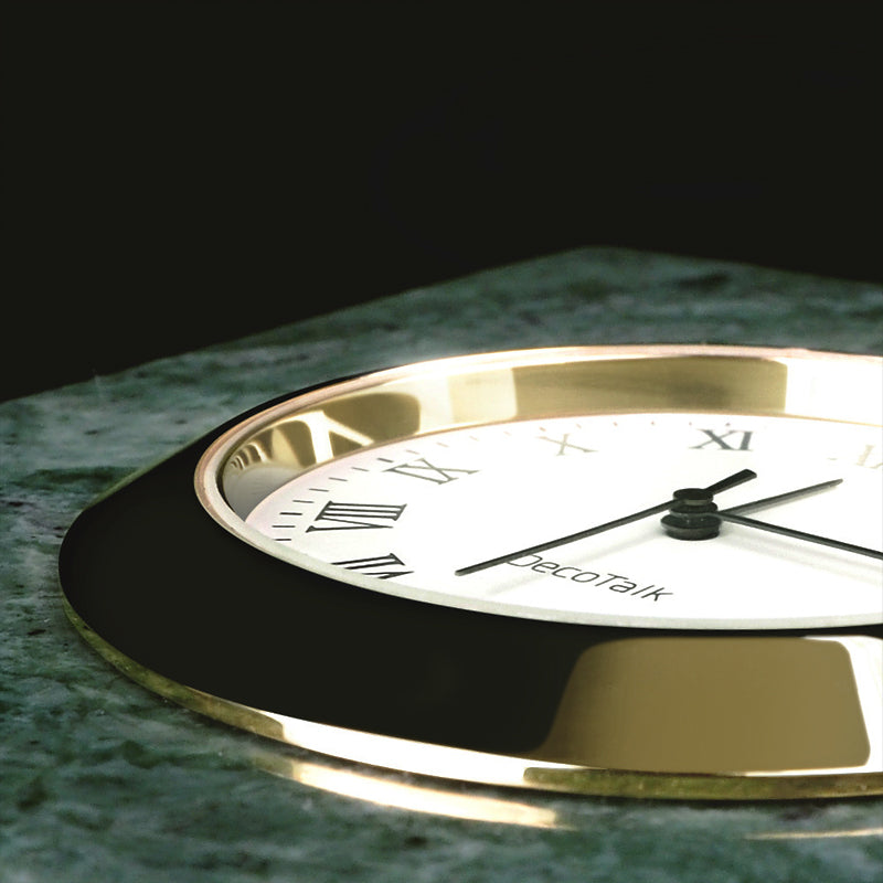 Moderna DecoTalk Marble Table Clock