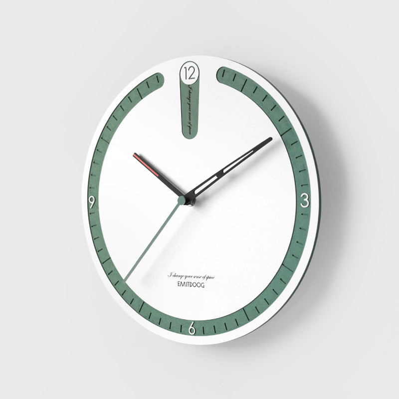 EMITDOOG Round Point Wall Clock