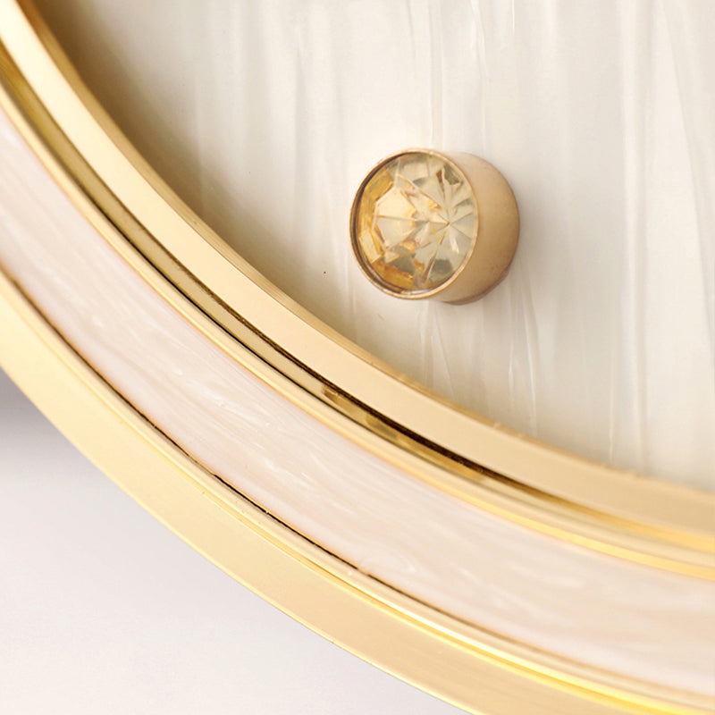 Tannis Armens White Stand Clock