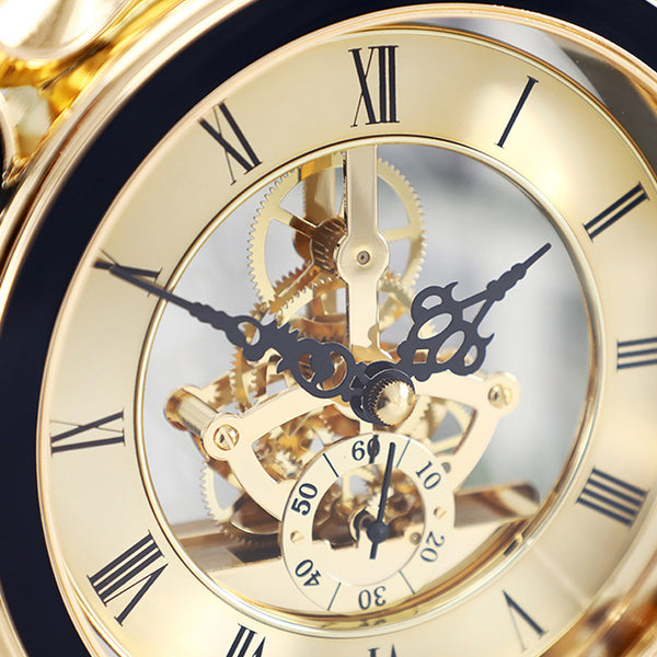 Astrid Eden Enamel Clock | Light luxury mechanical gear clock enamel ...