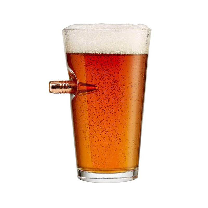 .50 Caliber Bullet Pint Glass