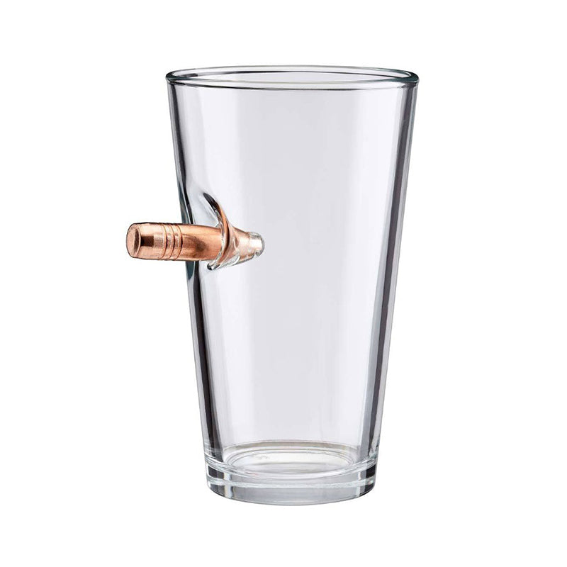 .50 Caliber Bullet Pint Glass
