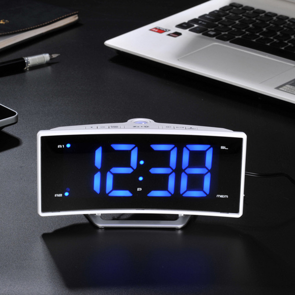 Arc Screen Projection Smart Clock | LED Digital Electronic Table ...