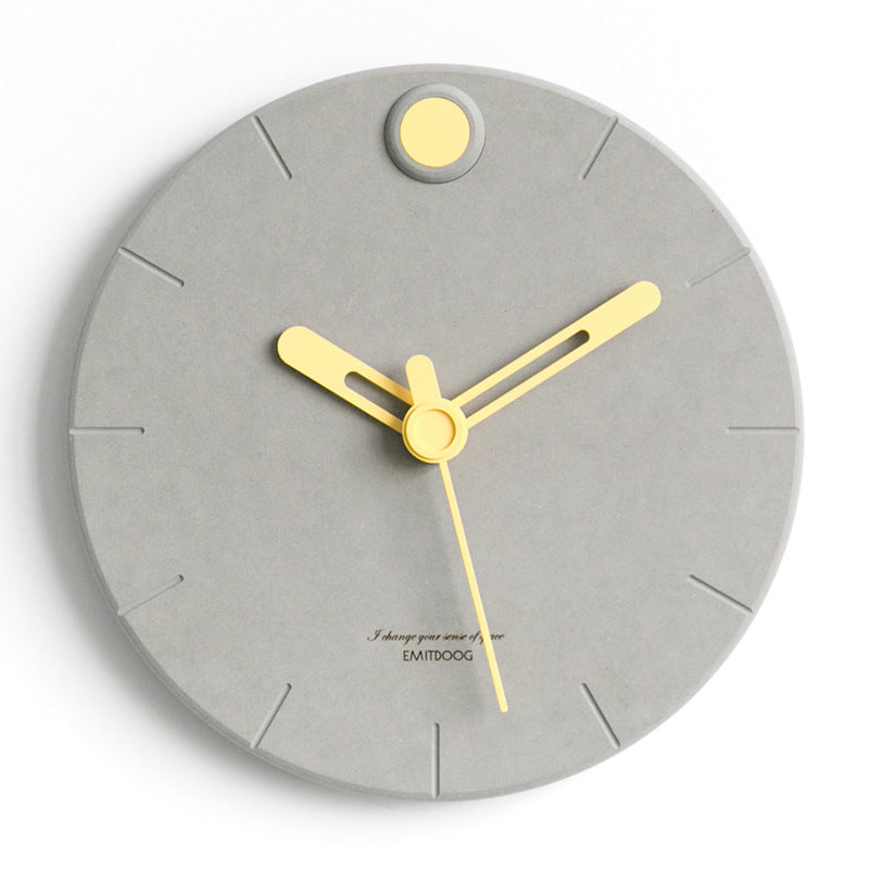 EMITDOOG Point Gray Wall Clock