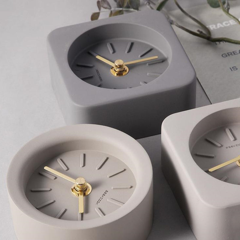 Geekcook Nordic Cement Clock
