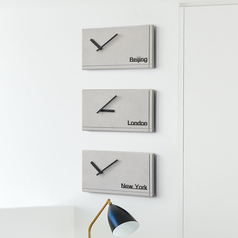 EMITDOOG Longitude Minimalist Wall Clock