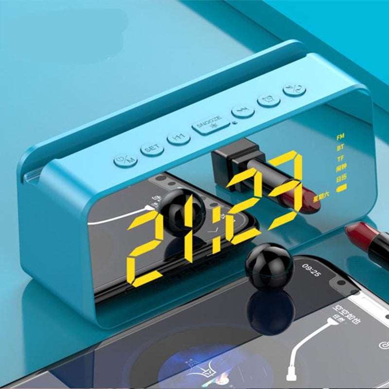 Mirror Smart Clock with Phone Attachment