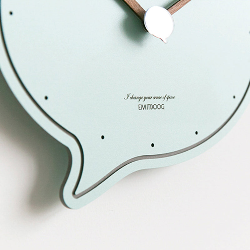 EMITDOOG Speech Bubble Wall Clock