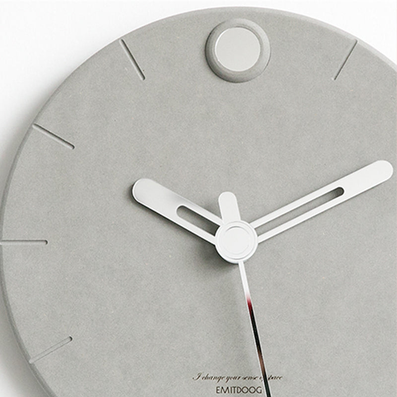 EMITDOOG Point Gray Wall Clock