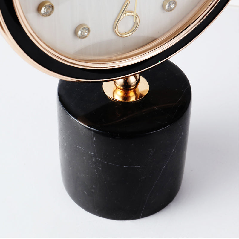 Tannis Armens Leather Gold Blossom Clock