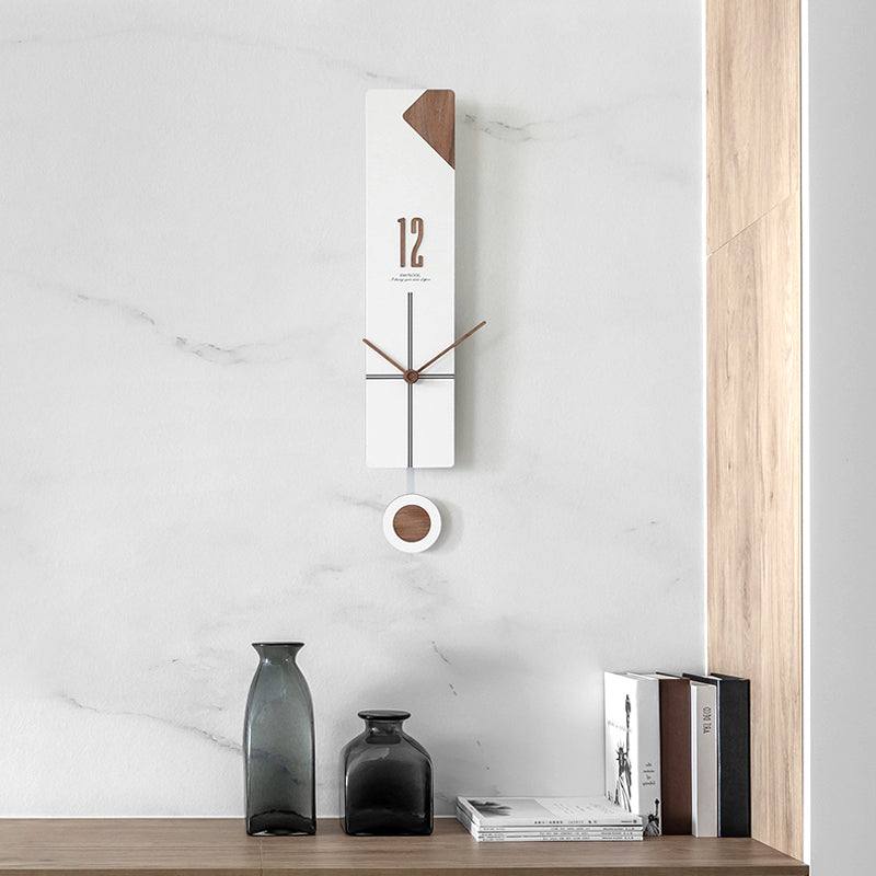 EMITDOOG Minimal Line Pendulum Wall Clock