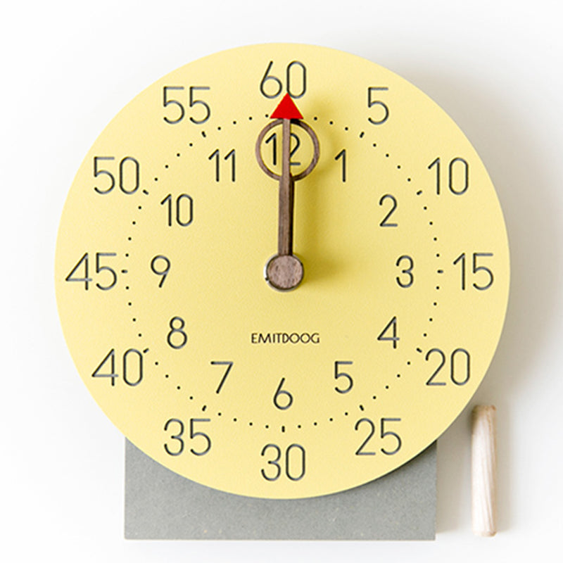EMITDOOG Schedule Minimalist Desk Clock