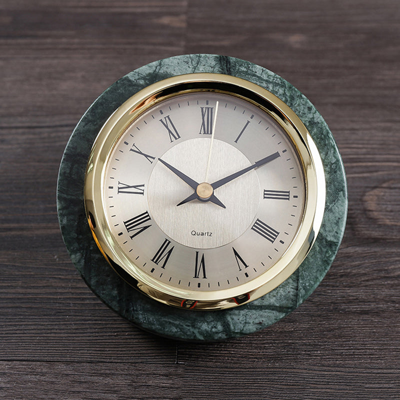Ylva Nordic Marble Table Clock Roman Numeral