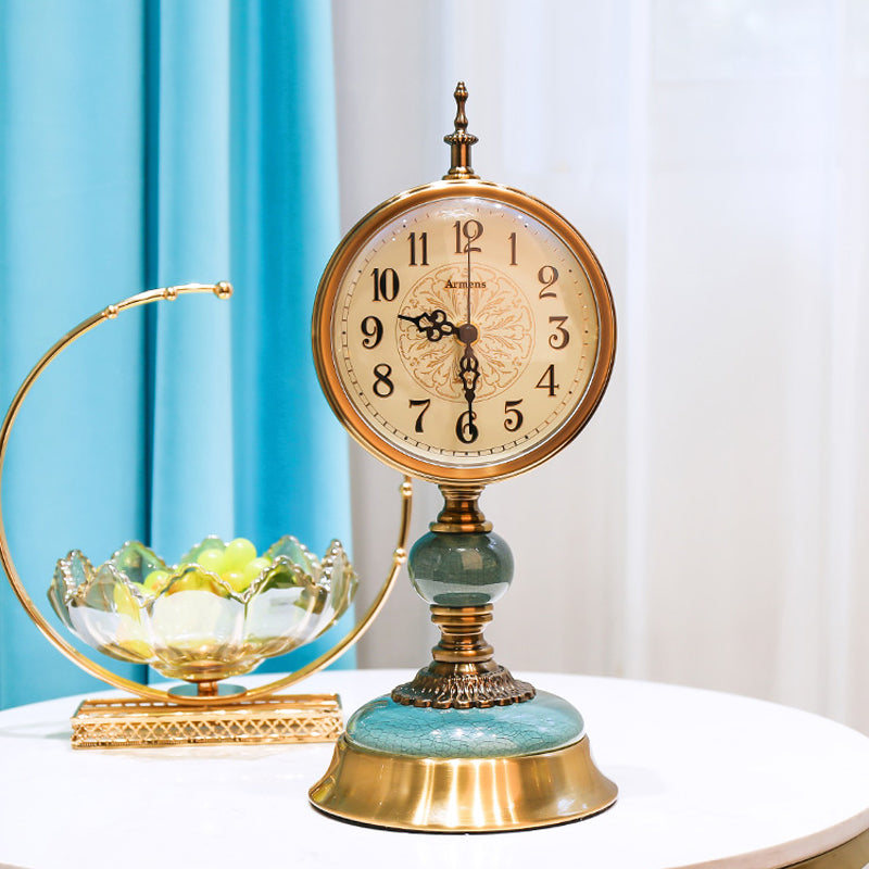 Runa Armen Sjau Copper Ceramic Metalic Clock