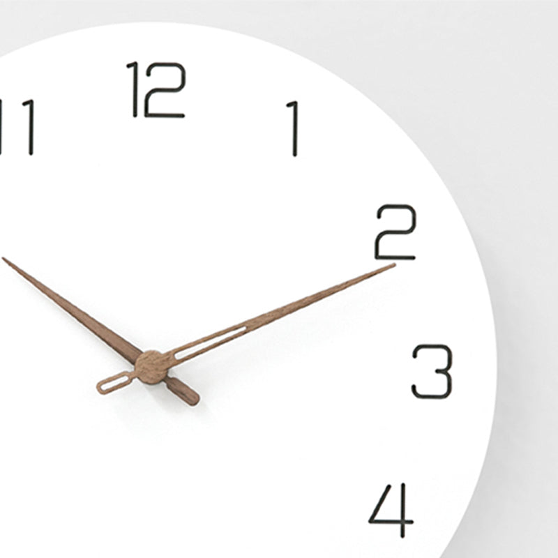 EMITDOOG Fresh Minimalist White 12 Inch Stand Clock