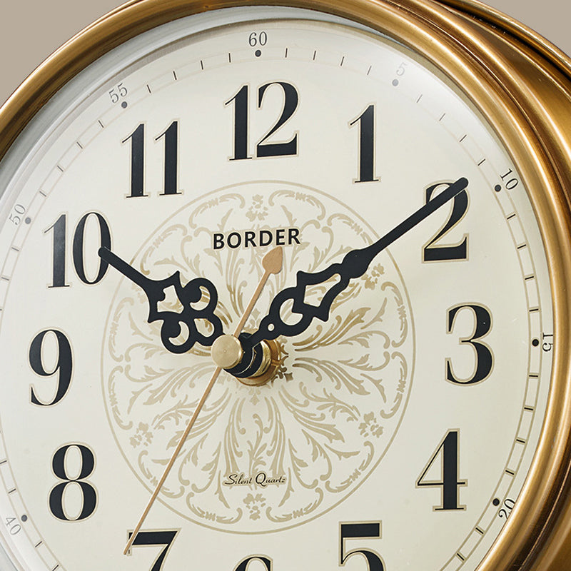 Runa Armen Atta Copper White Jade Metalic Clock