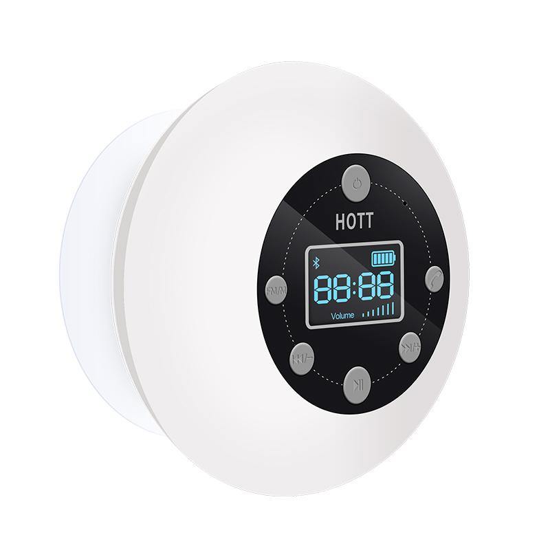 Wireless Shower Speaker Bluetooth Powerful Waterproof FM Radio Wireless Speakers Portable Amplifier Music Box Soundbar Suction - TOV Collection